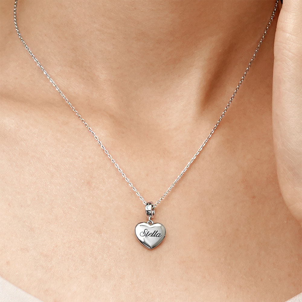 Gnoce Personalized Heart Pendant Dangle Charm_7