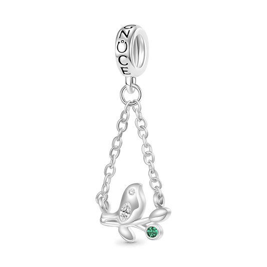 Gnoce Branch Top Bird Pendant Dangle Charm_1