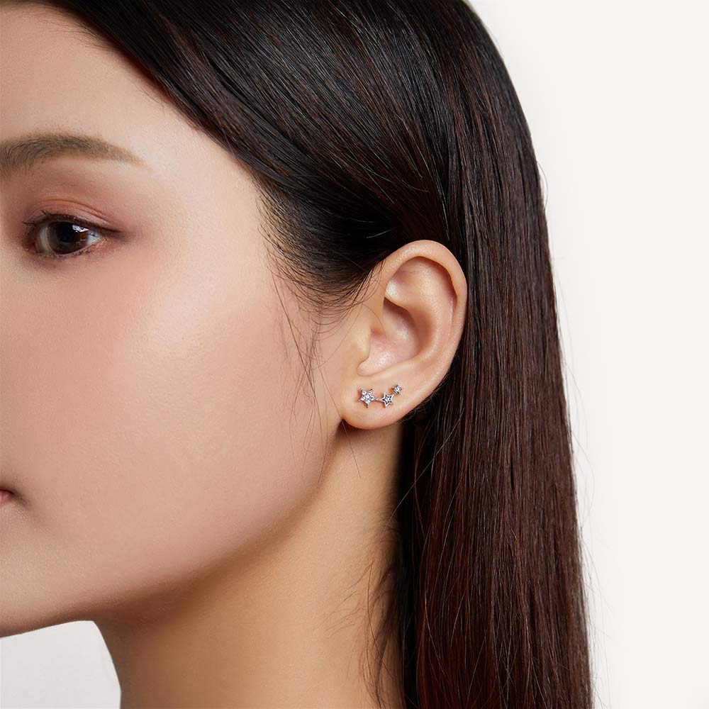 Gnoce Star Stud Earrings_4