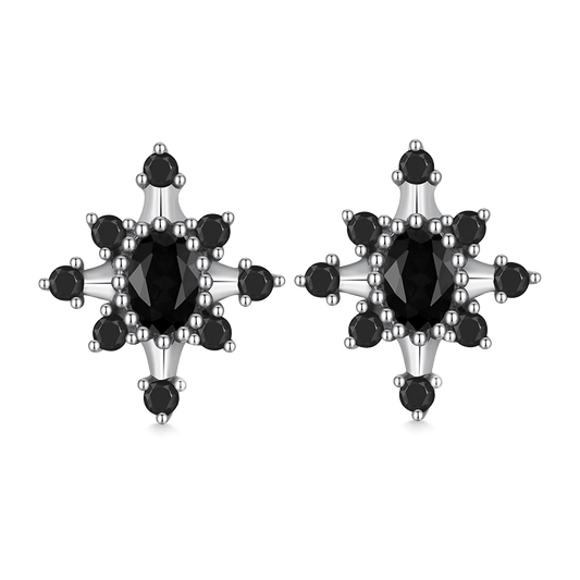 Gnoce Black Star earrings_1