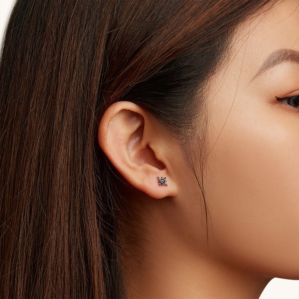 Gnoce Black Star earrings_4