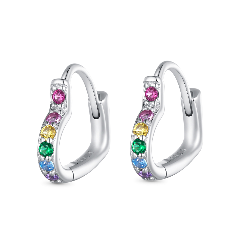 Gnoce Rainbow Heart Earrings_1