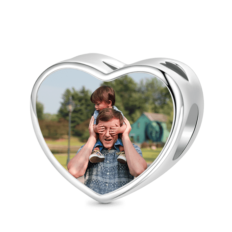 Gnoce Tree of Life Personalized Photo Heart Charm_2