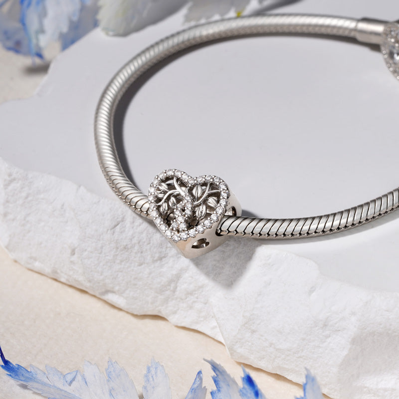 Gnoce Tree of Life Personalized Photo Heart Charm_5