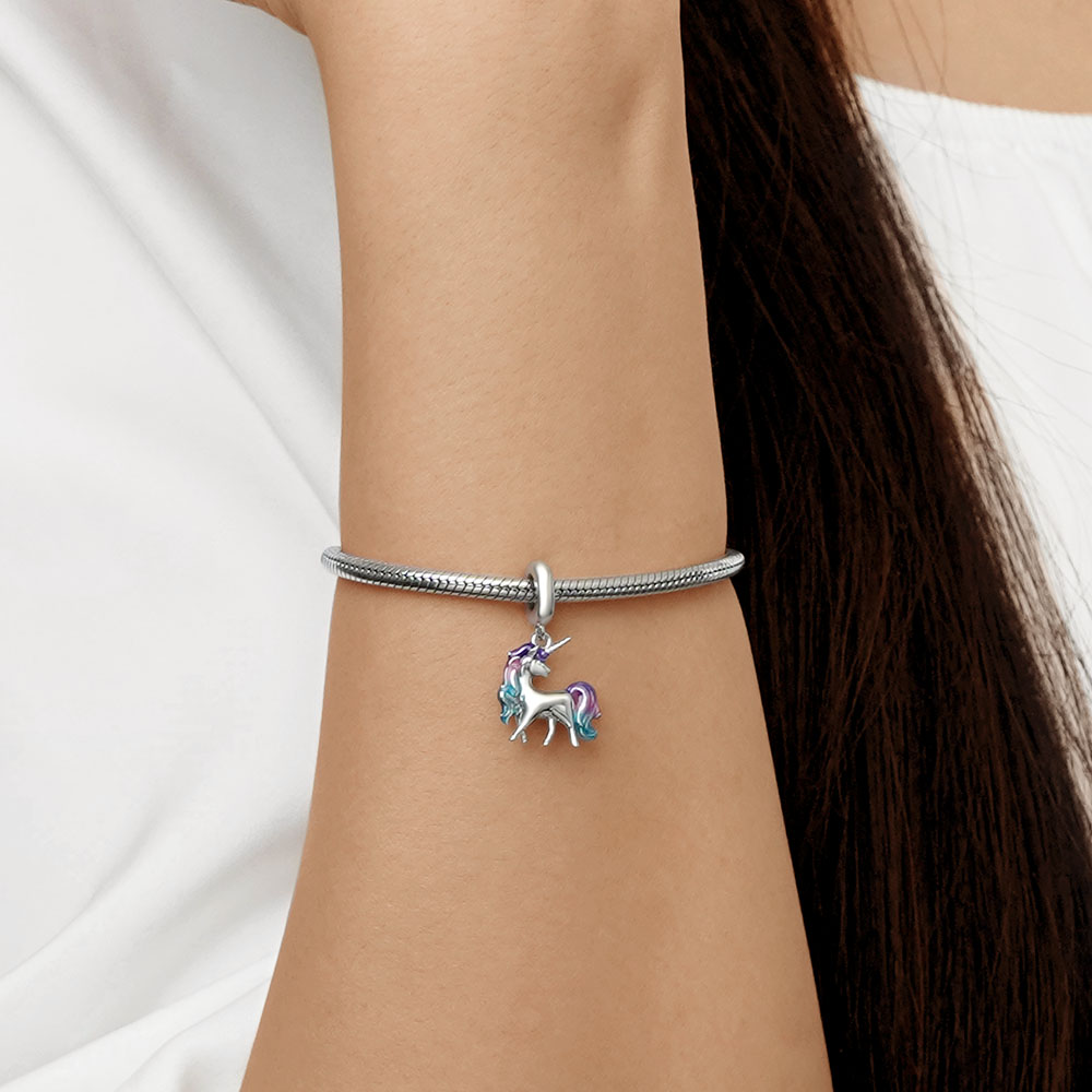 Gnoce Unicorn Pendant Dangle Charm_5