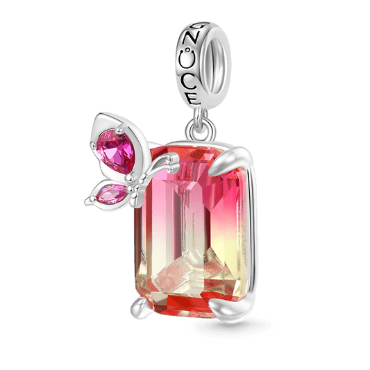 Gnoce Sparkling Rectangle-cut Pendant Dangle Charm_1