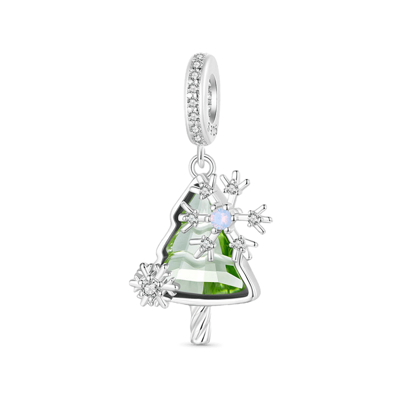 Gnoce Snowing Christmas Tree Pendant Dangle Charm_1