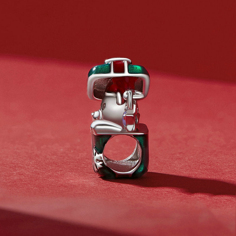 Gnoce Christmas Gift Box Bear Charm_2