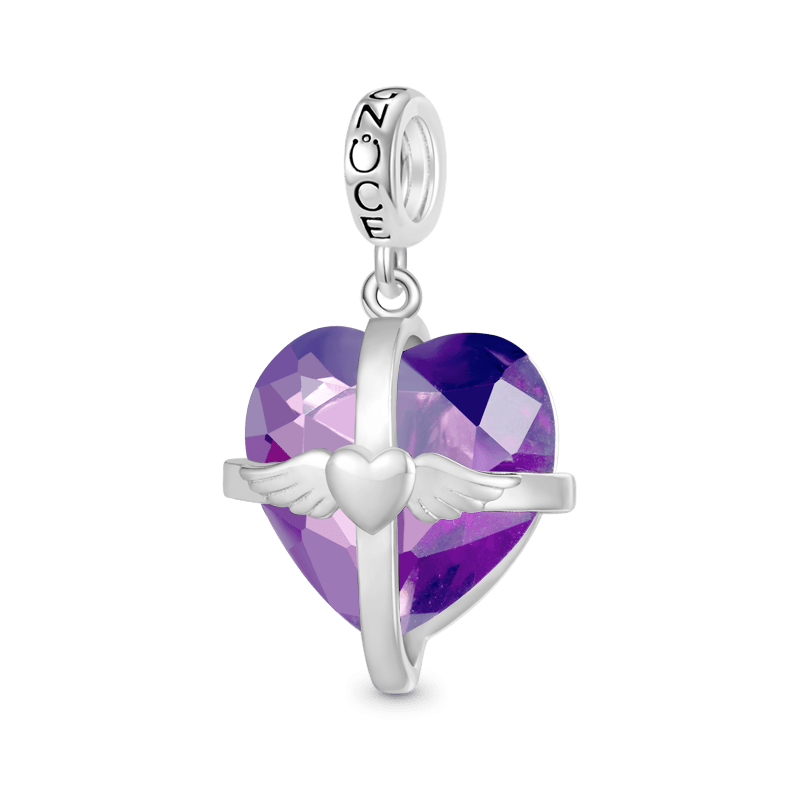 Gnoce Birthstone Love Pendant Dangle Charm_2
