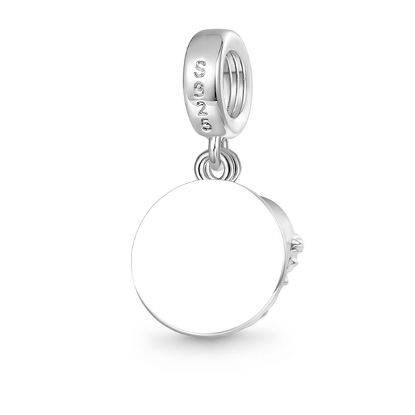 Gnoce Star Moon Engravable Pendant Dangle Charm