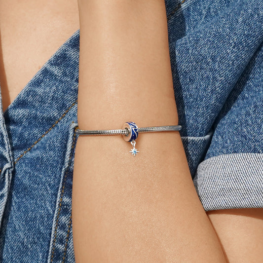 Gnoce Blue Starry Sky Stopper Charm_5