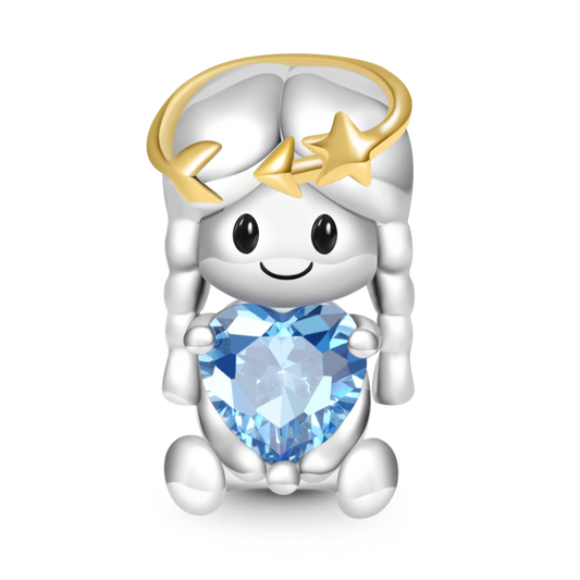 Gnoce Sagittarius Constellation Embraces Heart Gem Charm_1