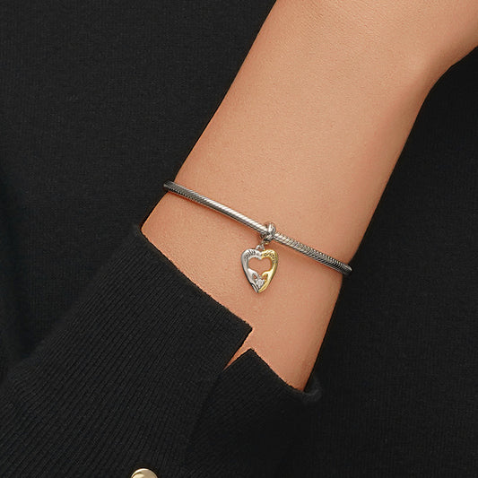 Gnoce Heart Gesture Pendant Dangle Charm_6