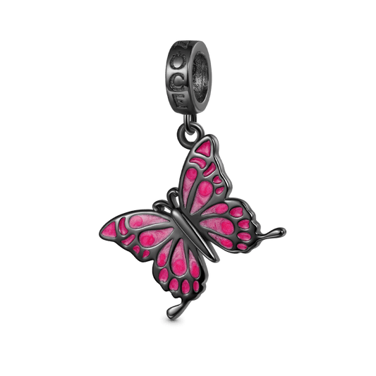 Gnoce Insect Series Red Butterfly Pendant Dangle Charm_1