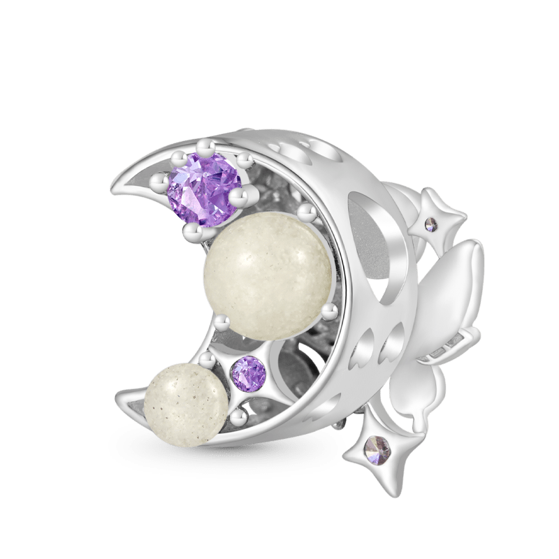 Gnoce Glow-in-the-Dark Moon Butterfly Charm_3