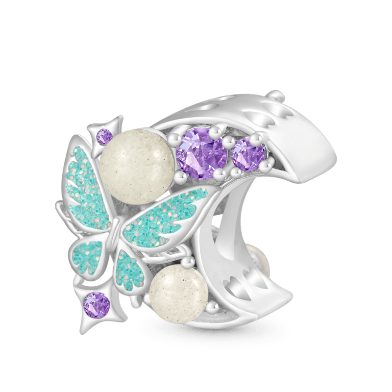 Gnoce Glow-in-the-Dark Moon Butterfly Charm_2