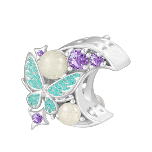 Gnoce Glow-in-the-Dark Moon Butterfly Charm_1