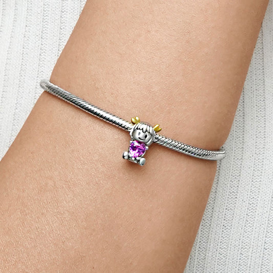 Gnoce Cancer Constellation Embraces Heart Gem Charm_5