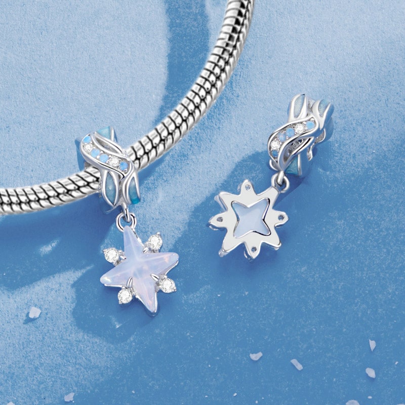 Gnoce Brilliant Starry Pendant Dangle Charm_2