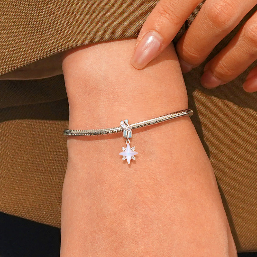Gnoce Brilliant Starry Pendant Dangle Charm_7