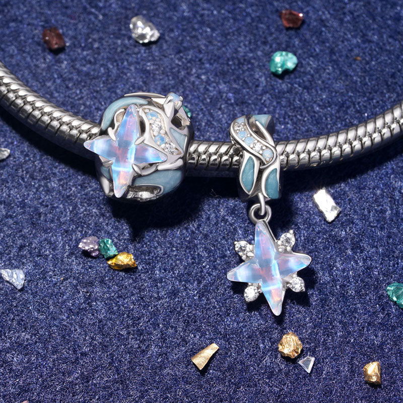 Gnoce Sparkling Star Round Charm_3