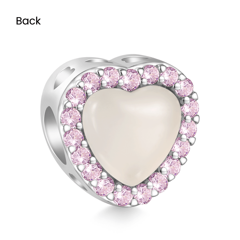 Gnoce Light Pink Heart Color-changing Charm_3