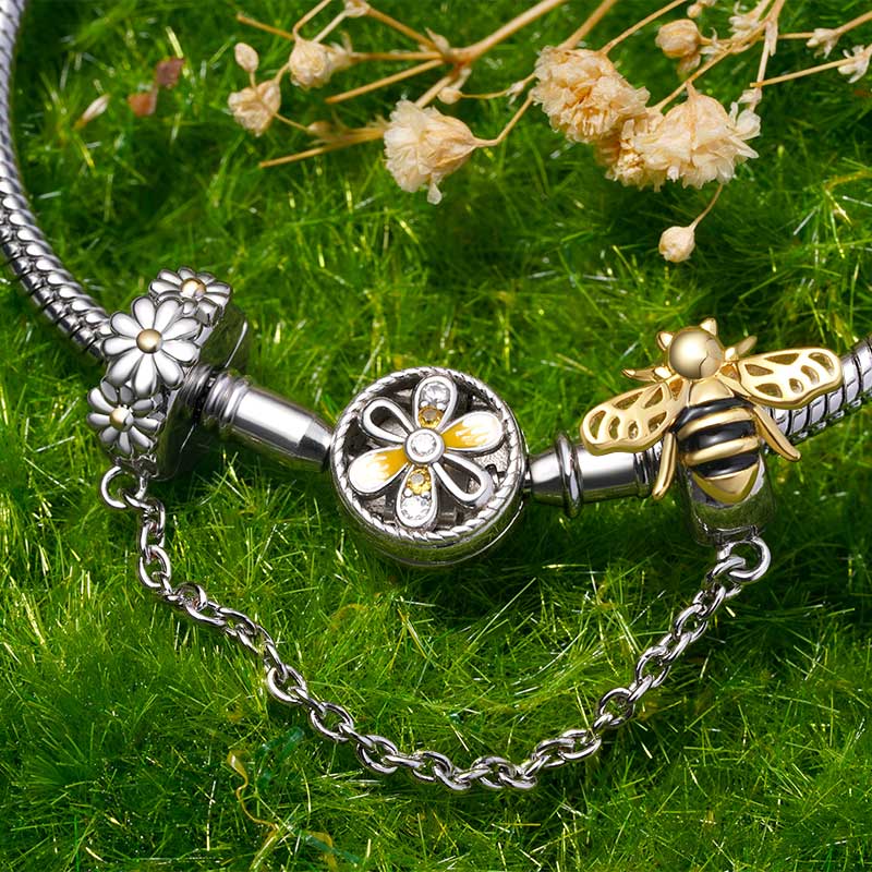 Gnoce Honey Bee Safety Chain Charm_2