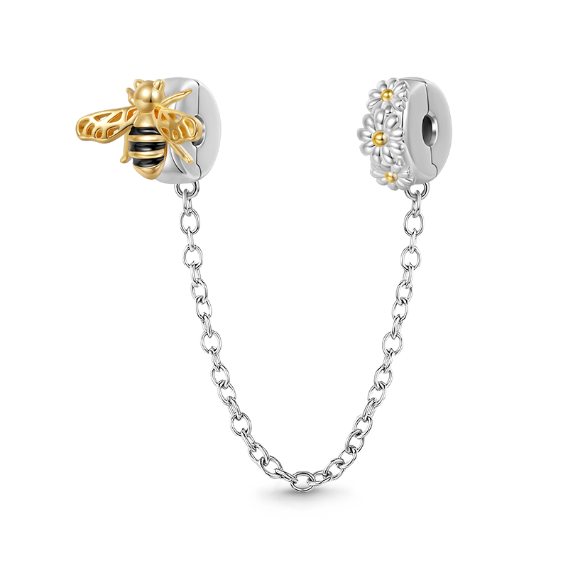 Gnoce Honey Bee Safety Chain Charm_1