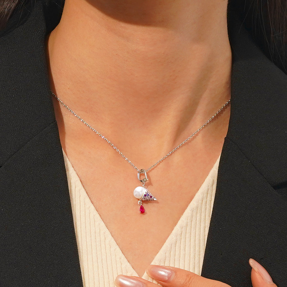 Gnoce Icecream Pearl Pendant Dangle Charm_4