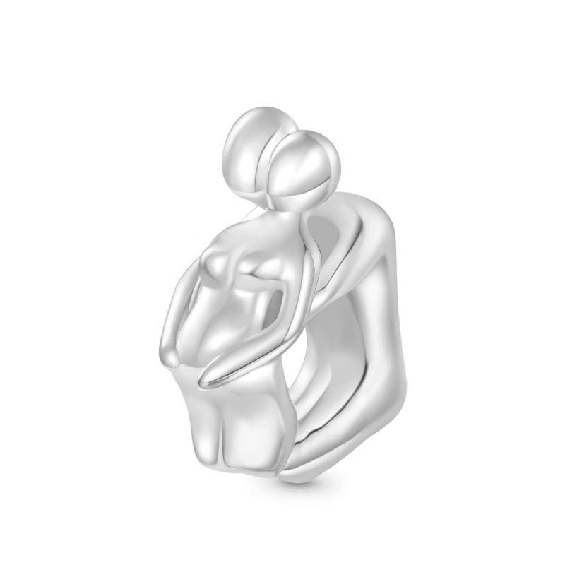 Gnoce Husband Hugs Pregnant Woman Charm_1