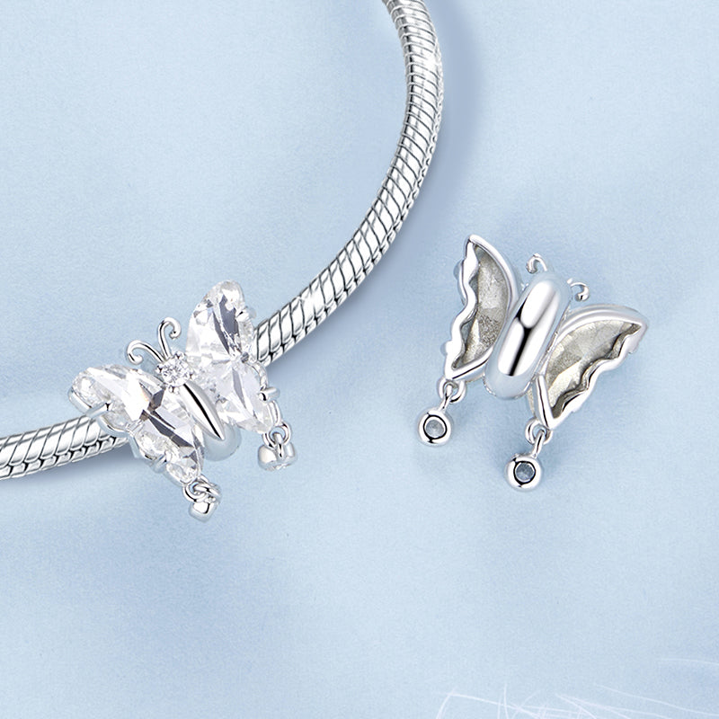 Gnoce Sparkling Butterfly Charm_2