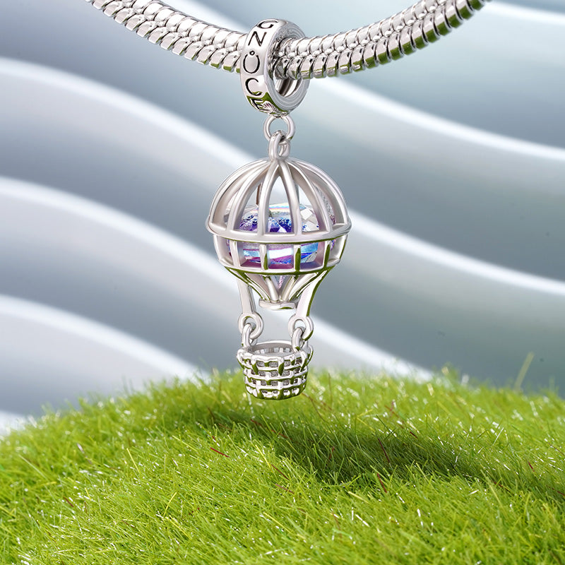 Gnoce Hot Air Balloon Travel Pendant Dangle Charm_3