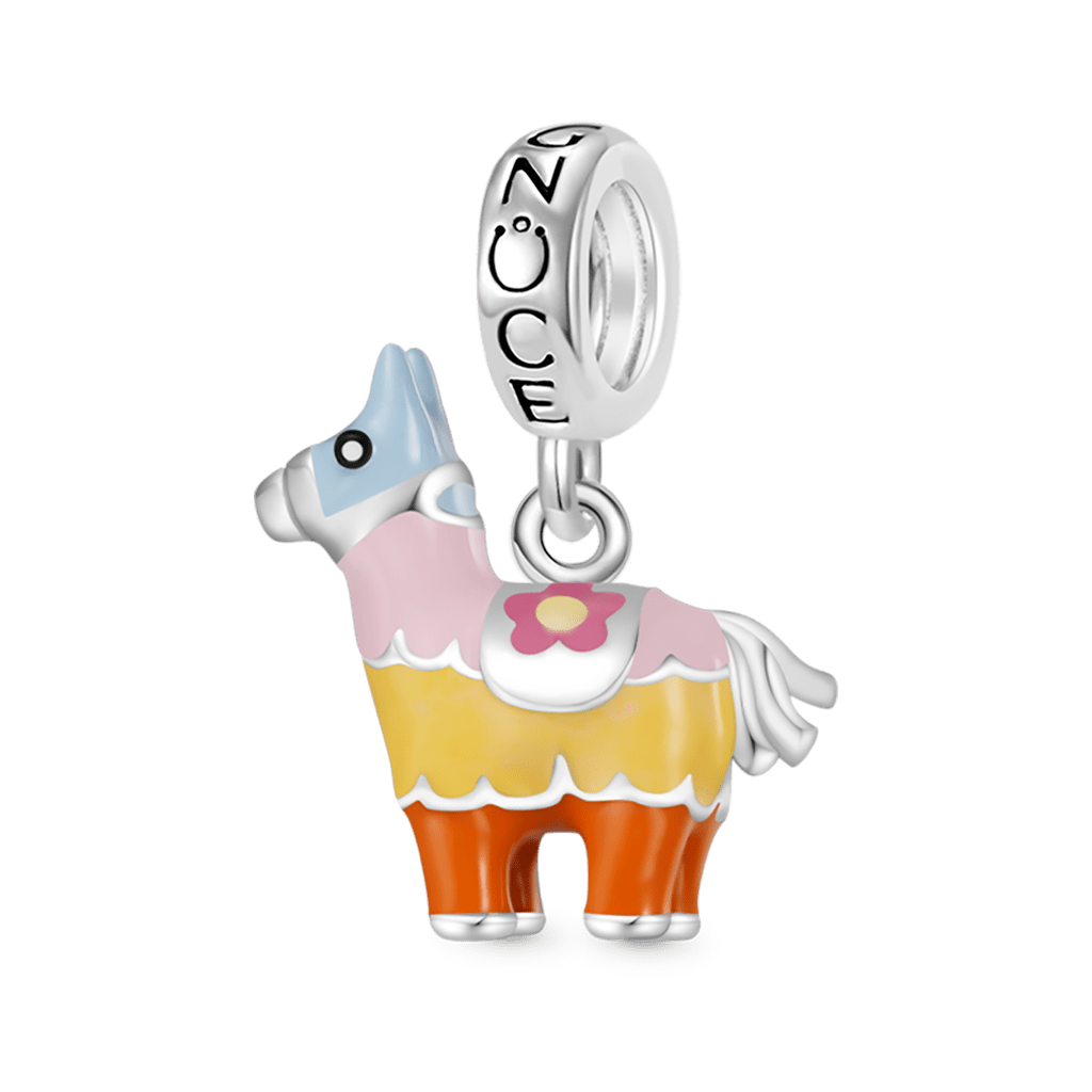 Gnoce Colorful Pinata Alpaca Animal Pendant Dangle Charm_1