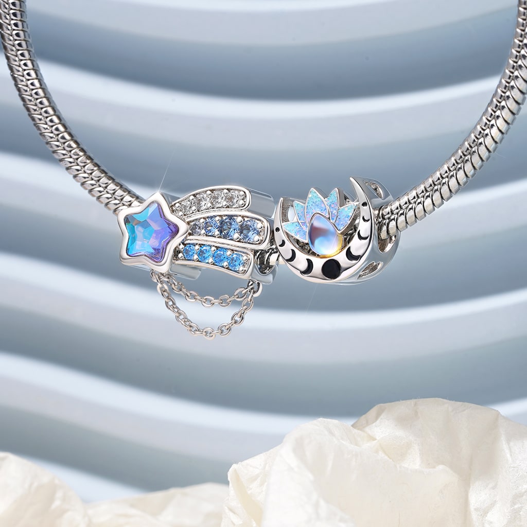 Gnoce Aqua Blue Starfish Charm_3