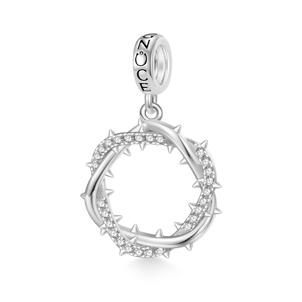 Gnoce Crown Of Thorns Pendant Dangle Charm_1
