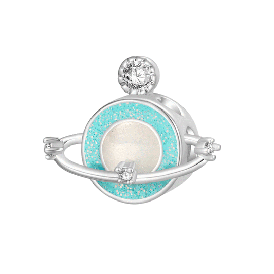 Gnoce "I love you to the moon and back" Planet Glow-in-the-Dark Charm_1