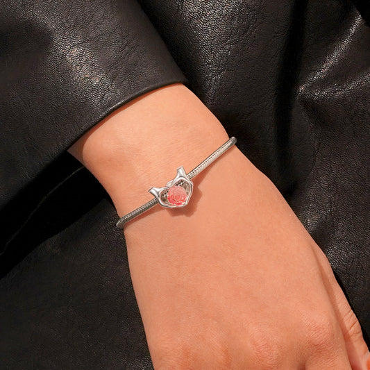 Gnoce "Forever in Our Hearts" Glow-in-the-dark Rose Charm_6