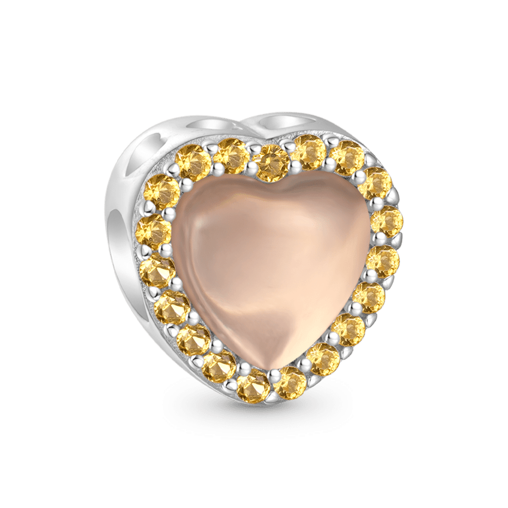 Gnoce Yellow Heart Color-changing Charm_3