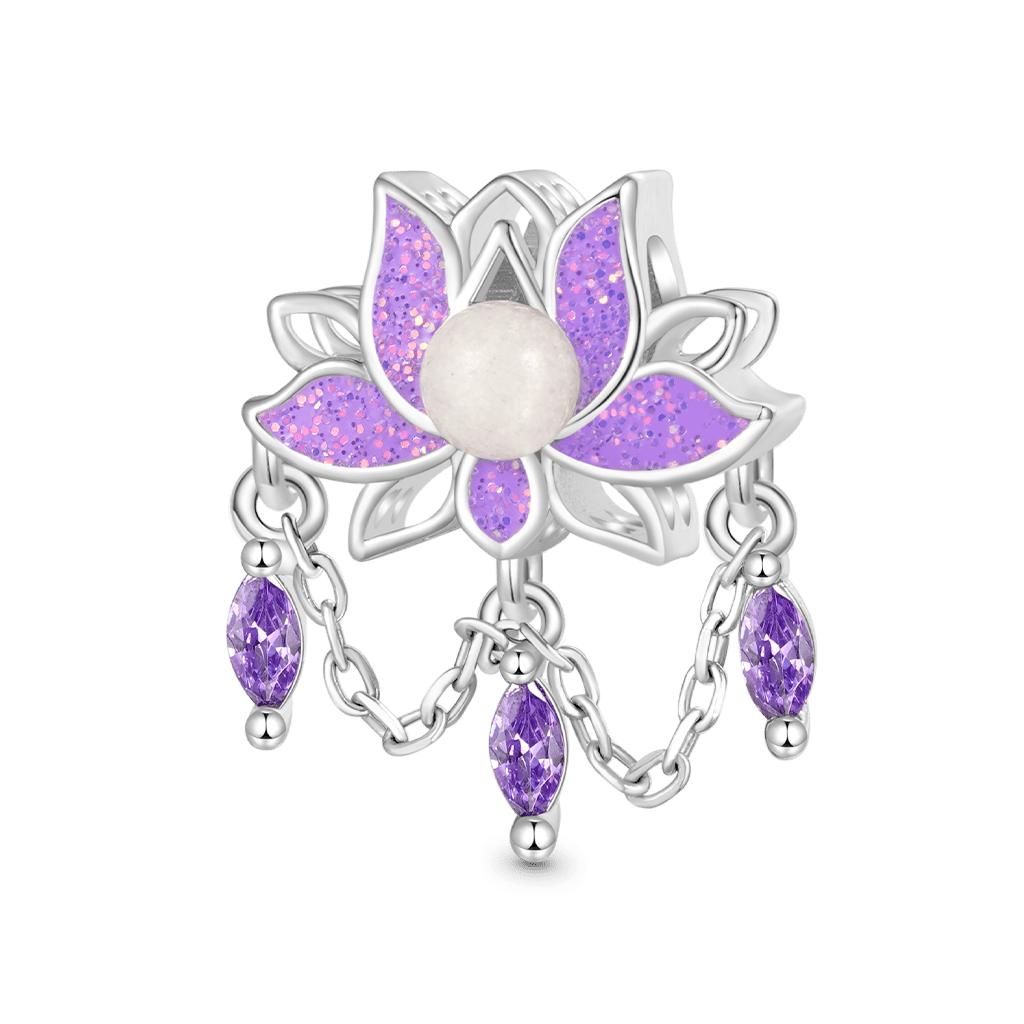 Gnoce Lotus Flower Glow-in-the-Dark Charm_2