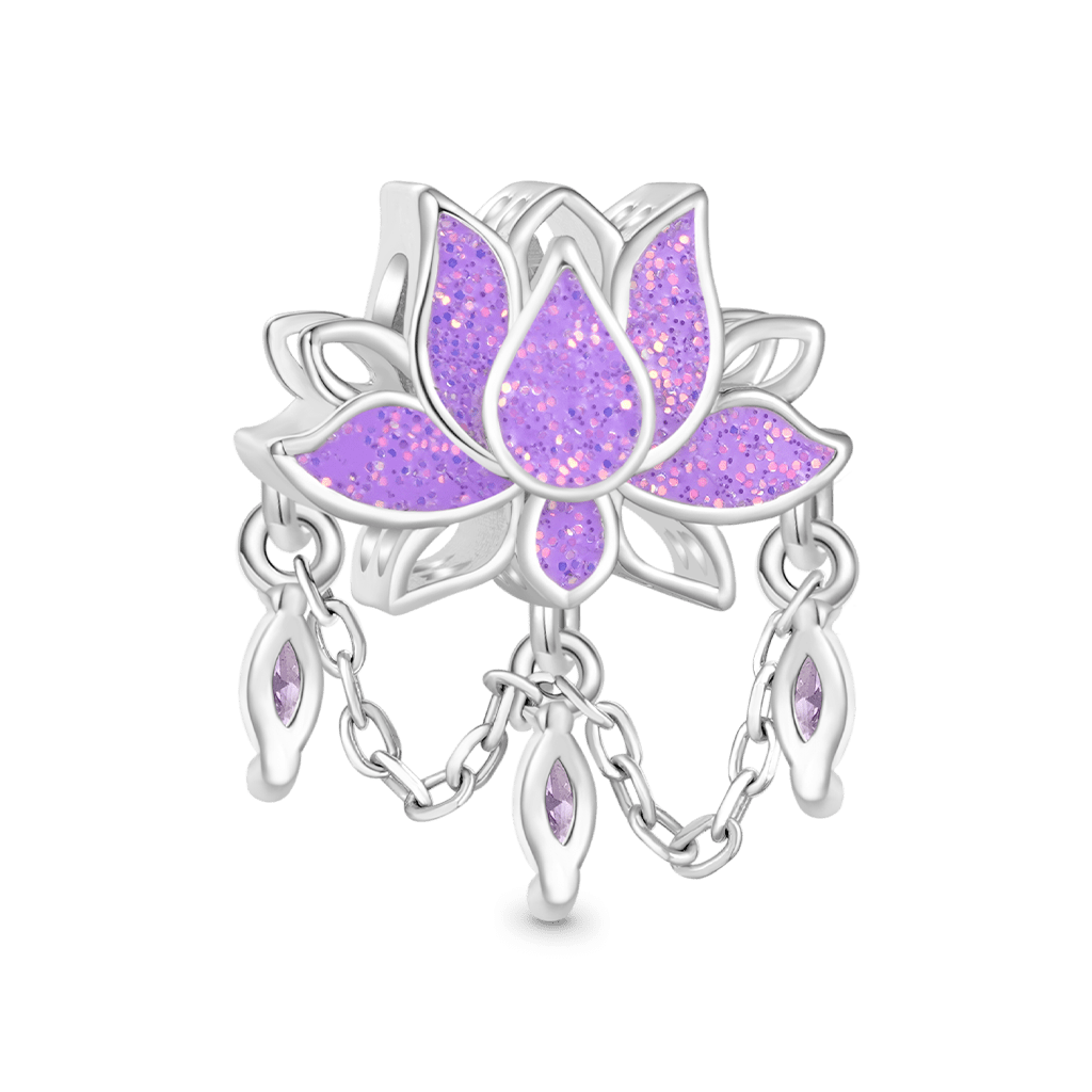 Gnoce Lotus Flower Glow-in-the-Dark Charm_3