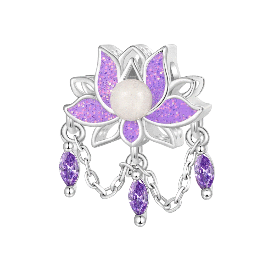 Gnoce Lotus Flower Glow-in-the-Dark Charm_1