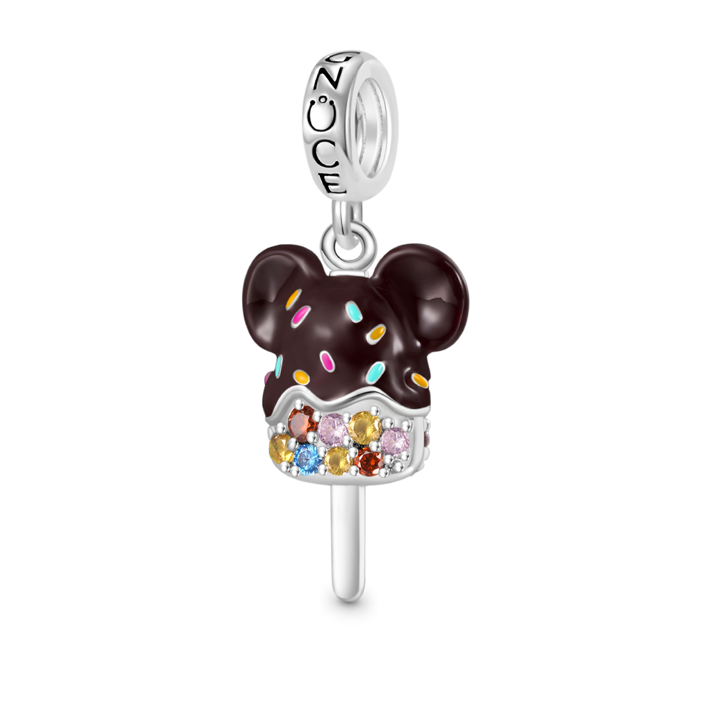 Gnoce Chocolate Ice Cream Pendant Dangle Charm_1