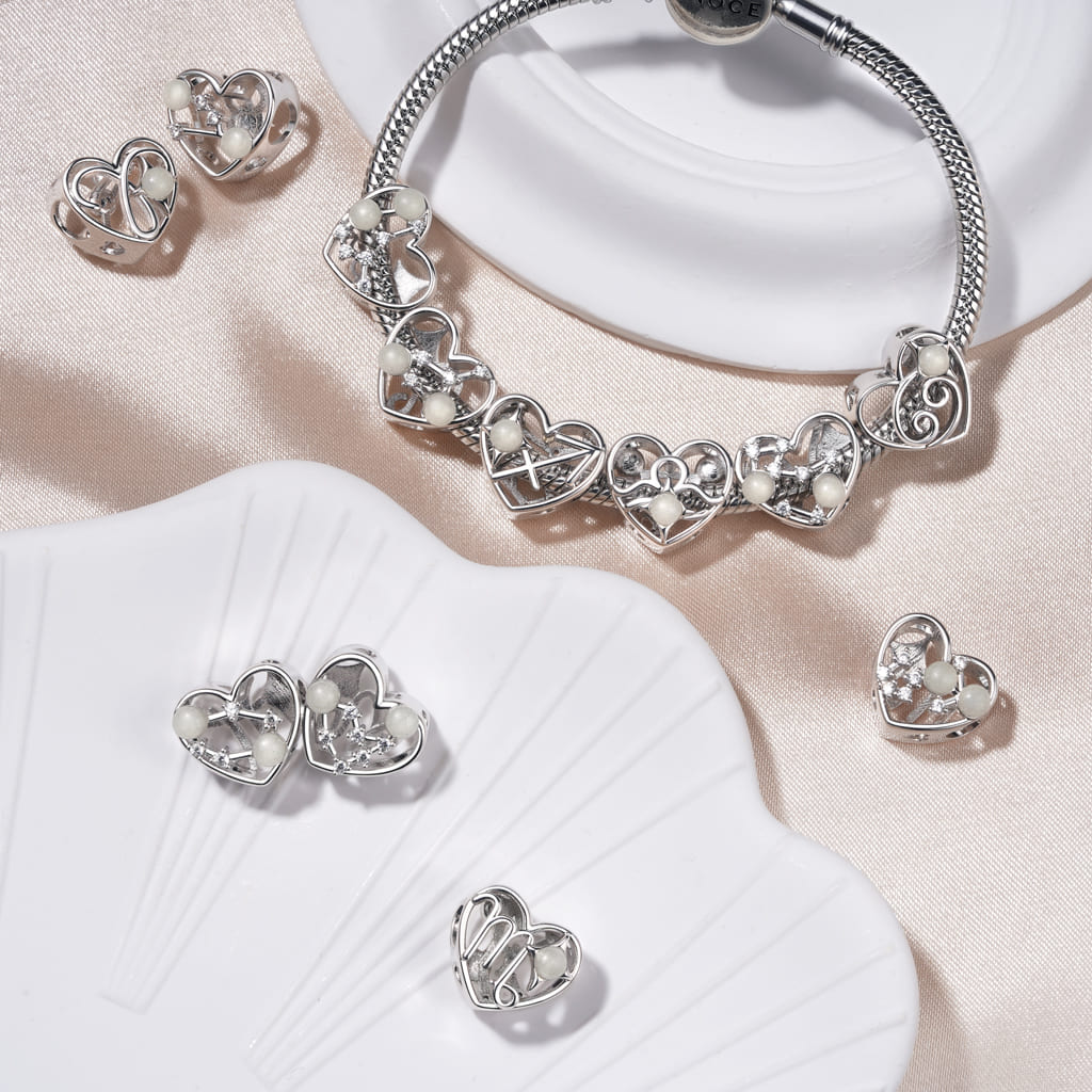 Gnoce Twelve Constellation Heart Glow-in-the-Dark Charm_4