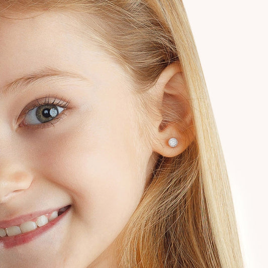 Gnoce "Someone Like You" Sterling Silver Basic Stud Earring_4