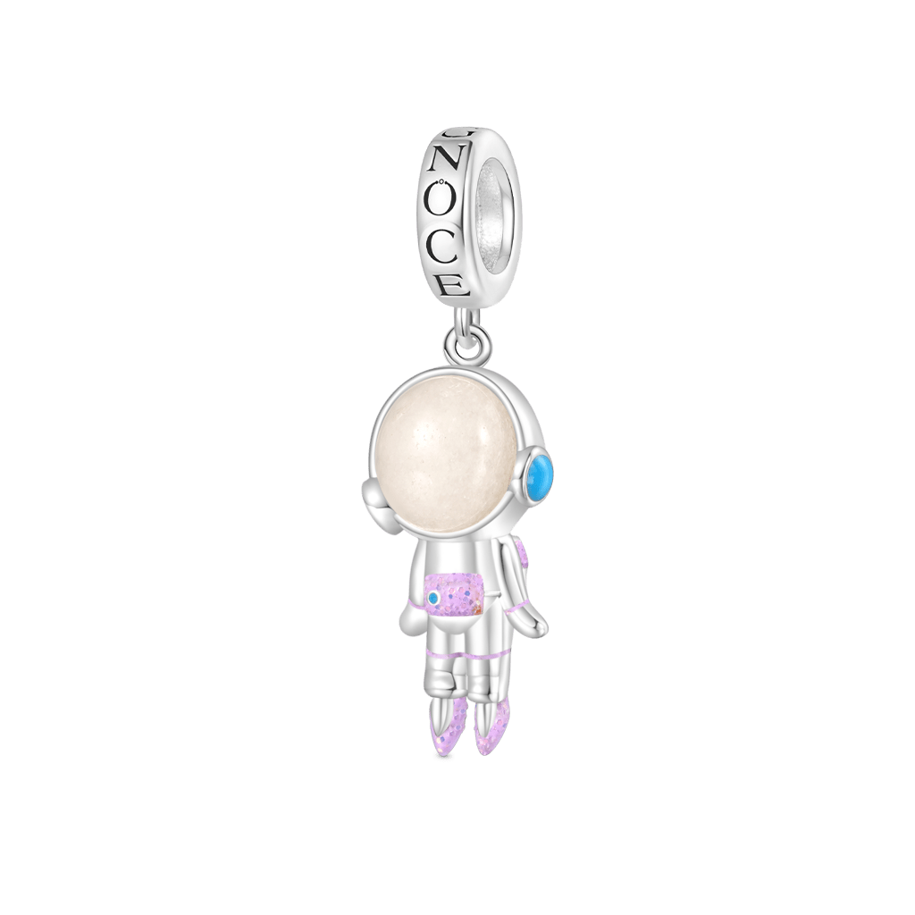 Gnoce Glow-in-the-Dark Space Astronaut Pendant Dangle Charm_2