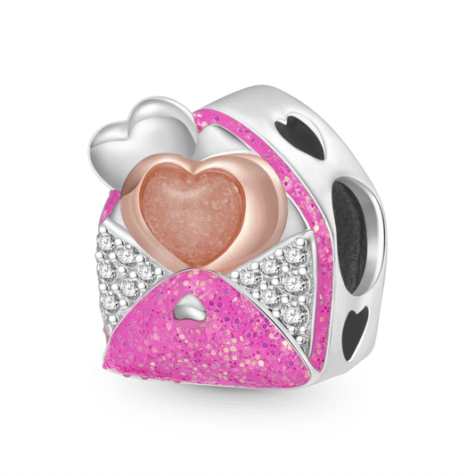 Gnoce "Love Message" Pink Glow-in-the-Dark Envelope Charm_1