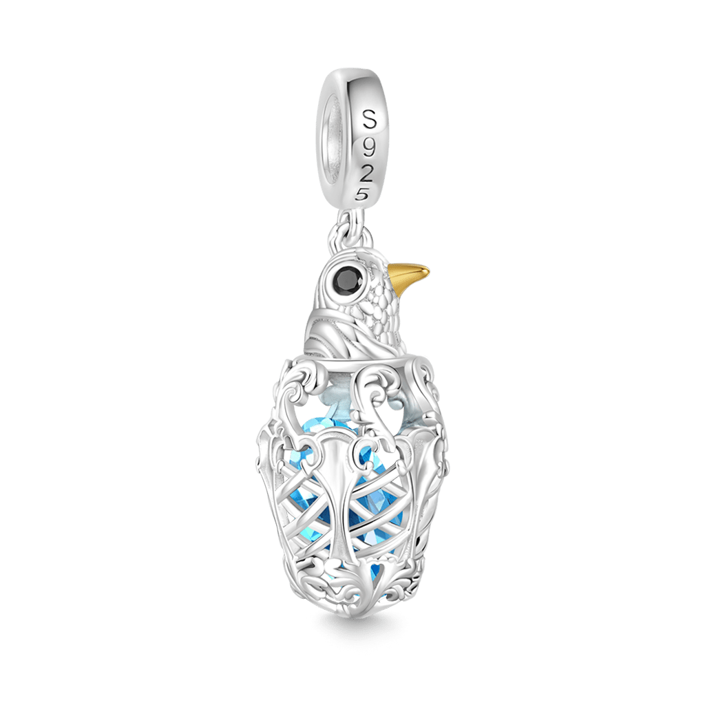 Gnoce Splendor Solis Three-headed Eagle Pendant Dangle Charm_2