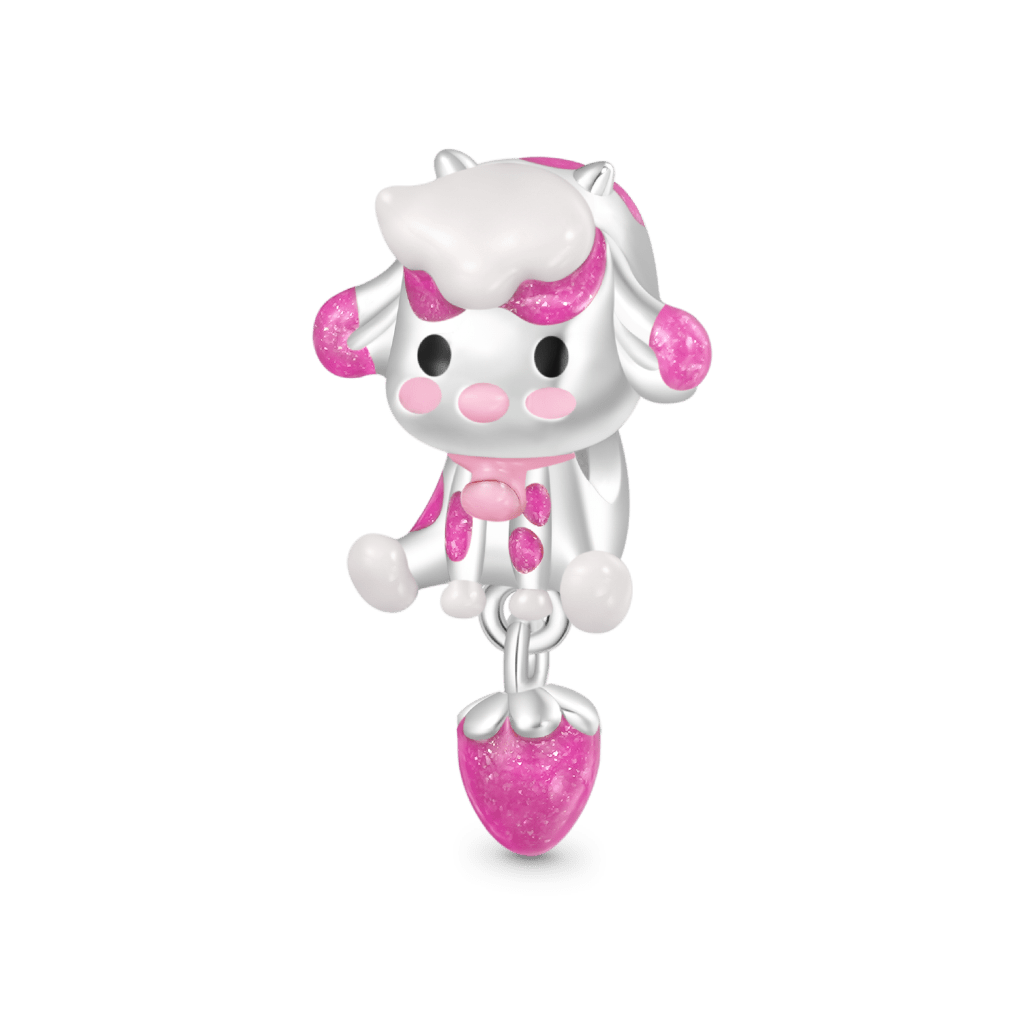 Gnoce Strawberry Cow Charm_1