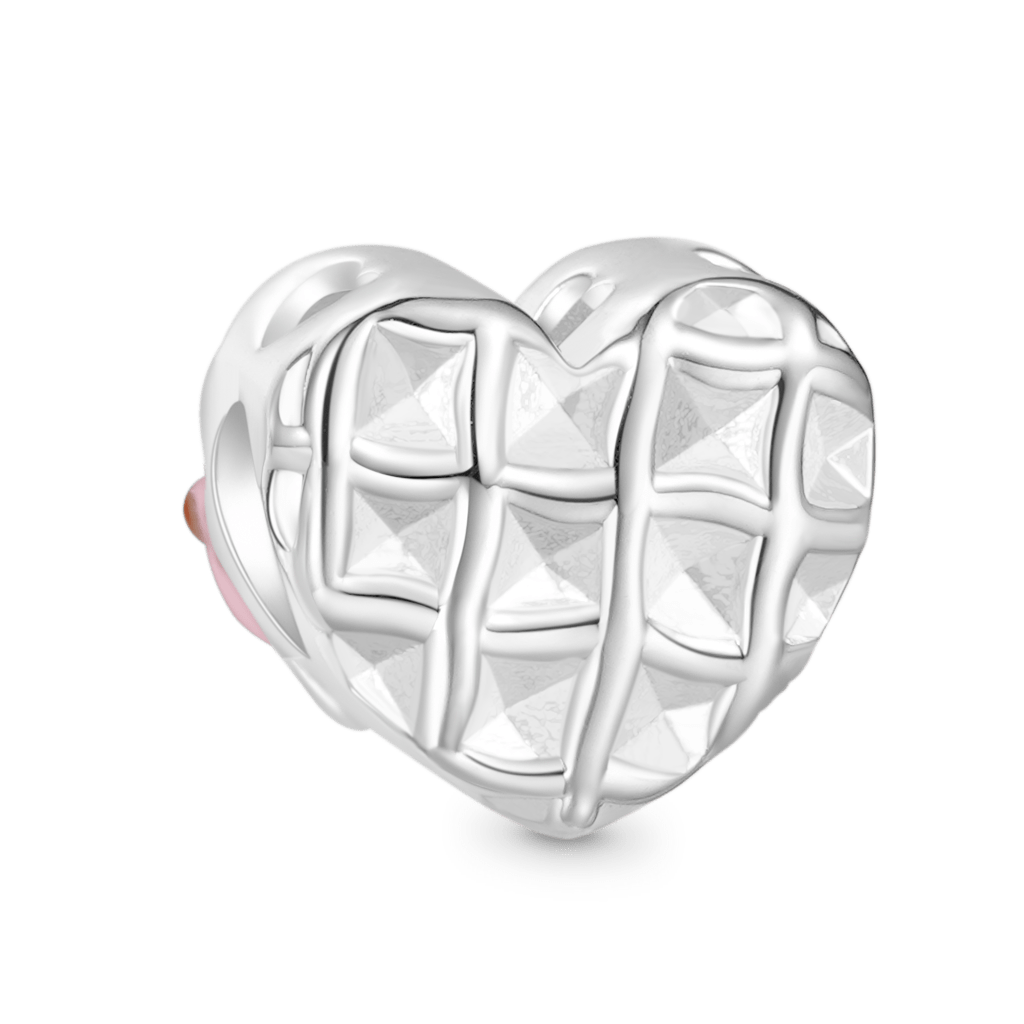 Gnoce Heart Waffle Charm_2