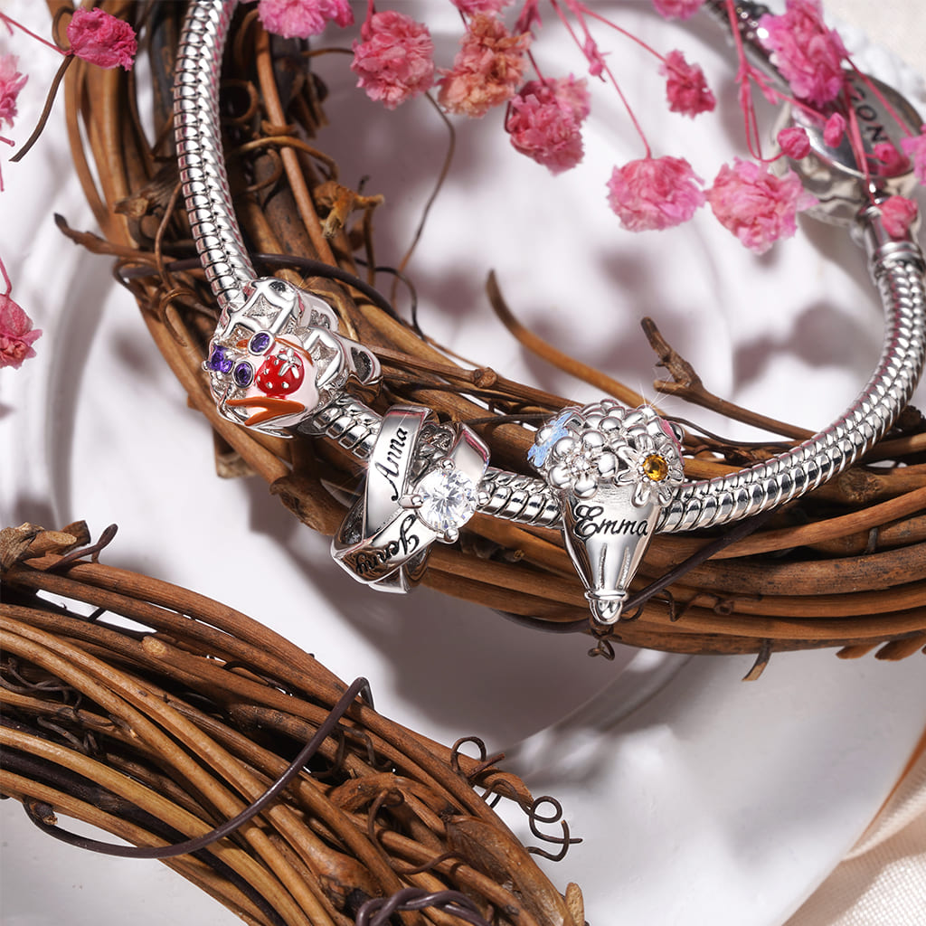 Gnoce Heart Waffle Charm_3